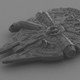 French 3D microprinting company Microlight 3D created a teeny tiny Millennium Falcon to celebrate the release of season two of The Mandalorian.
